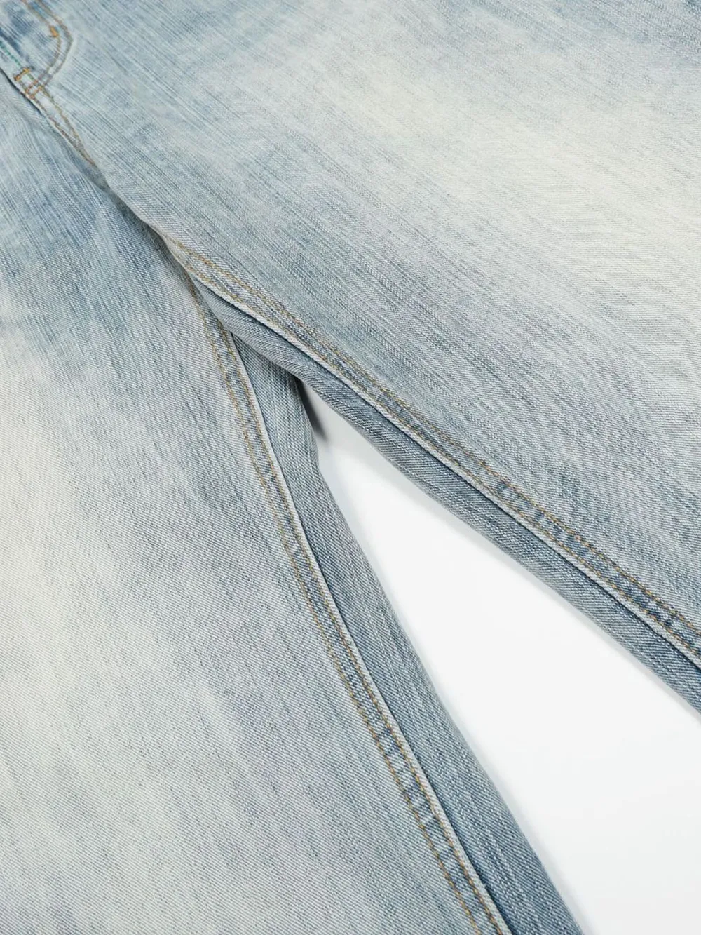 Men's Washed Wide Leg Baggy Jeans, image 5