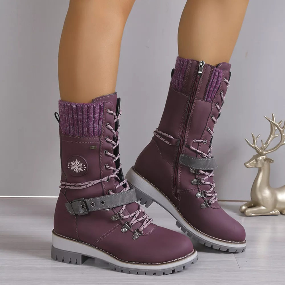 Lace Up Block Heel Boots, image 17