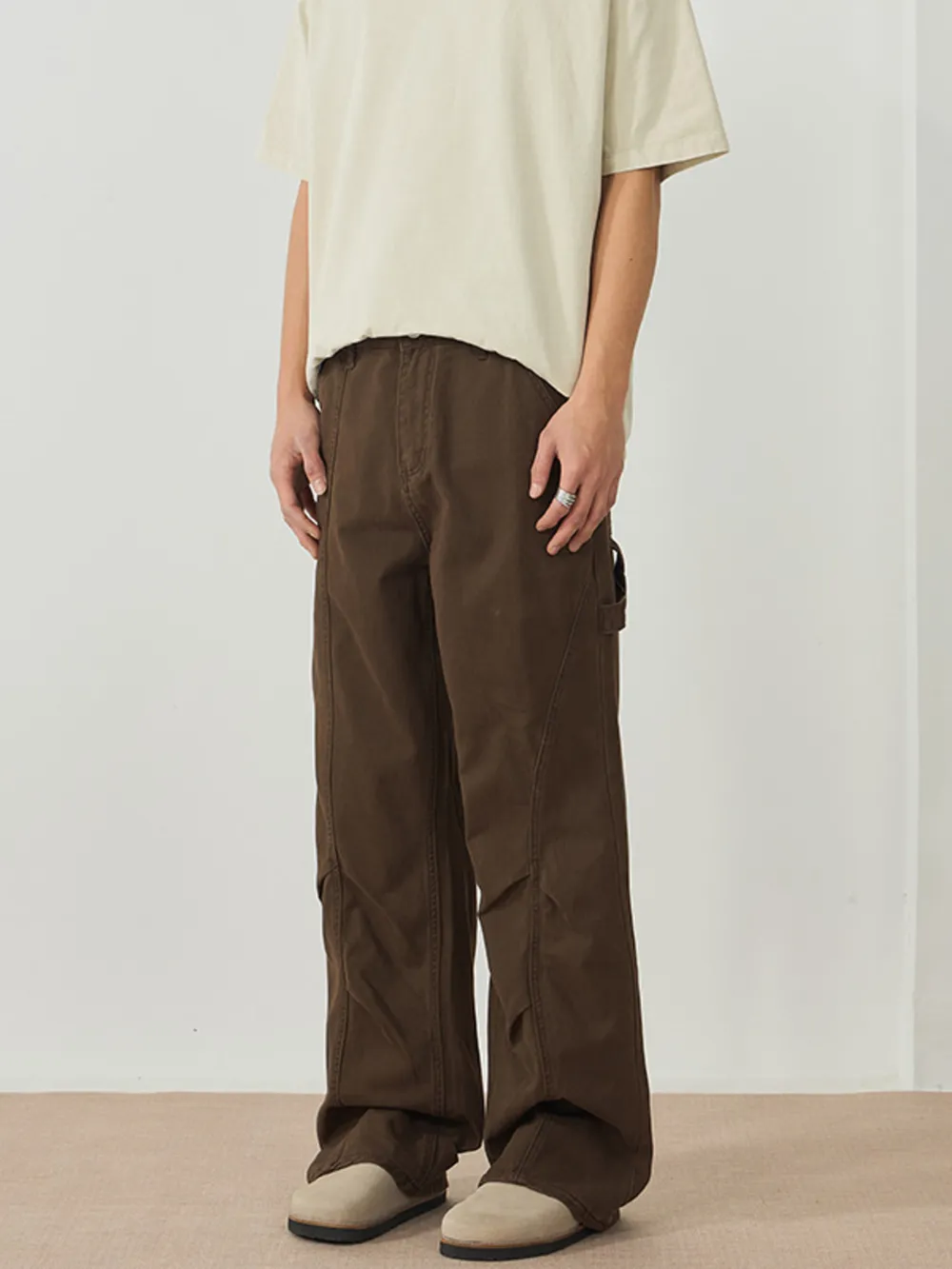 Men's Wide Leg Pants, image 4