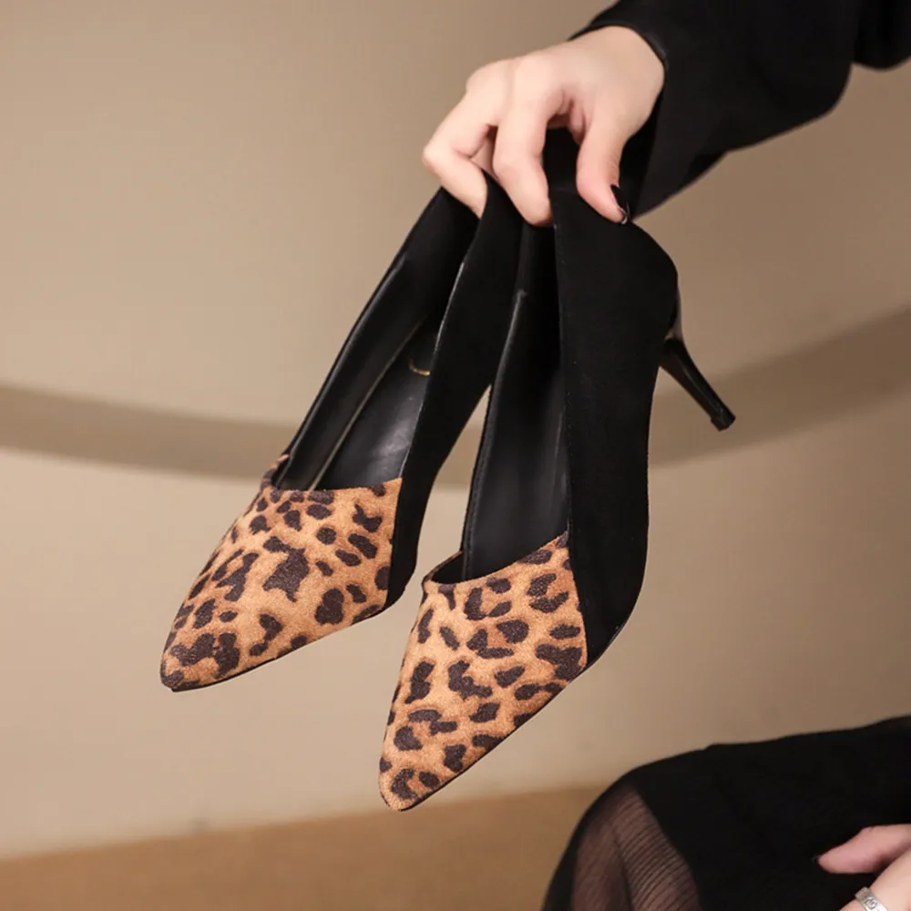 Point Toe Suede Pumps, image 19