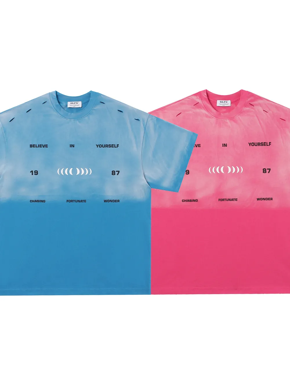 Men's Letter Round Neck Short Sleeve T-Shirt, image 5