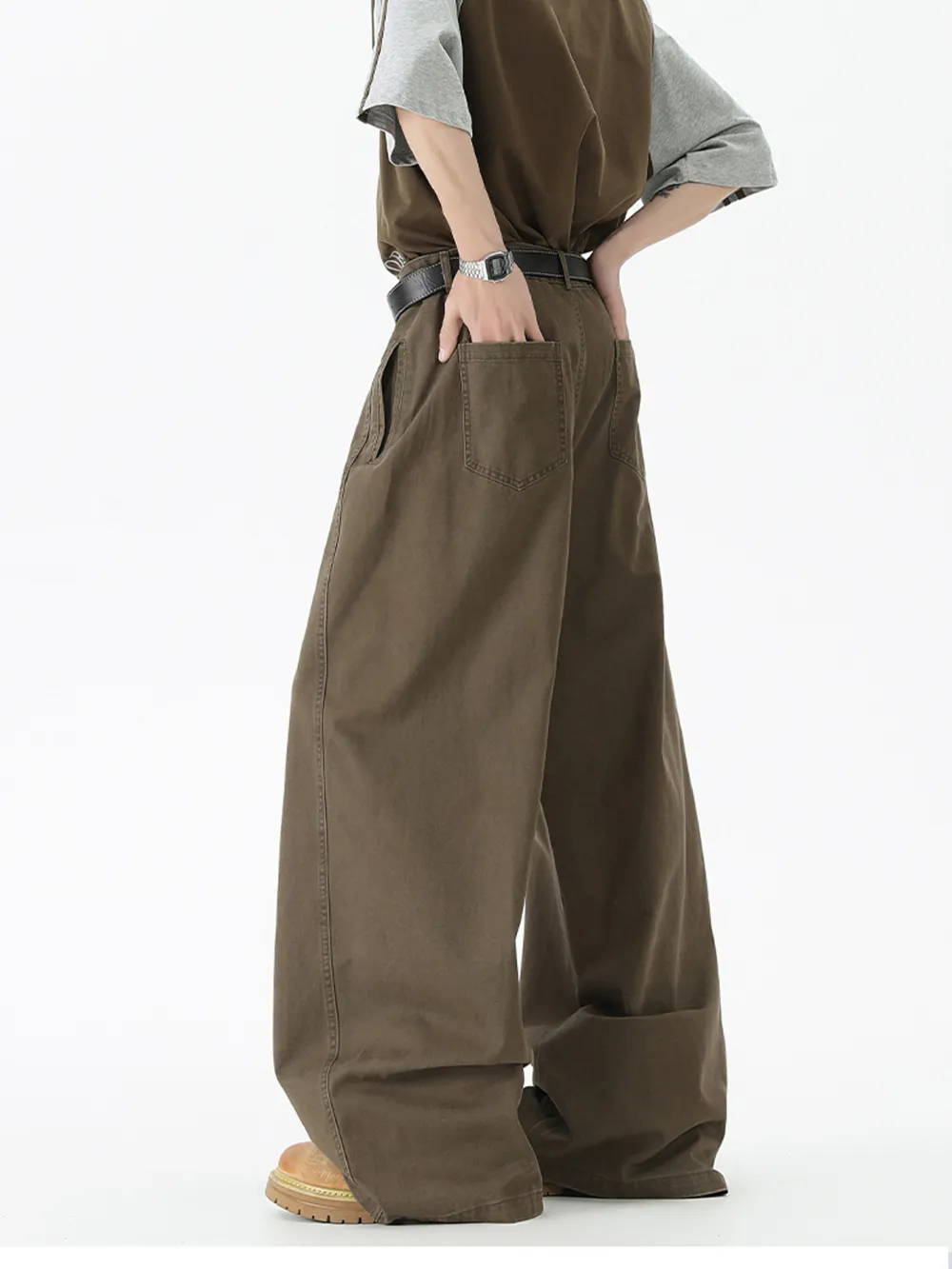 Men's Wide Leg Jeans, image 8
