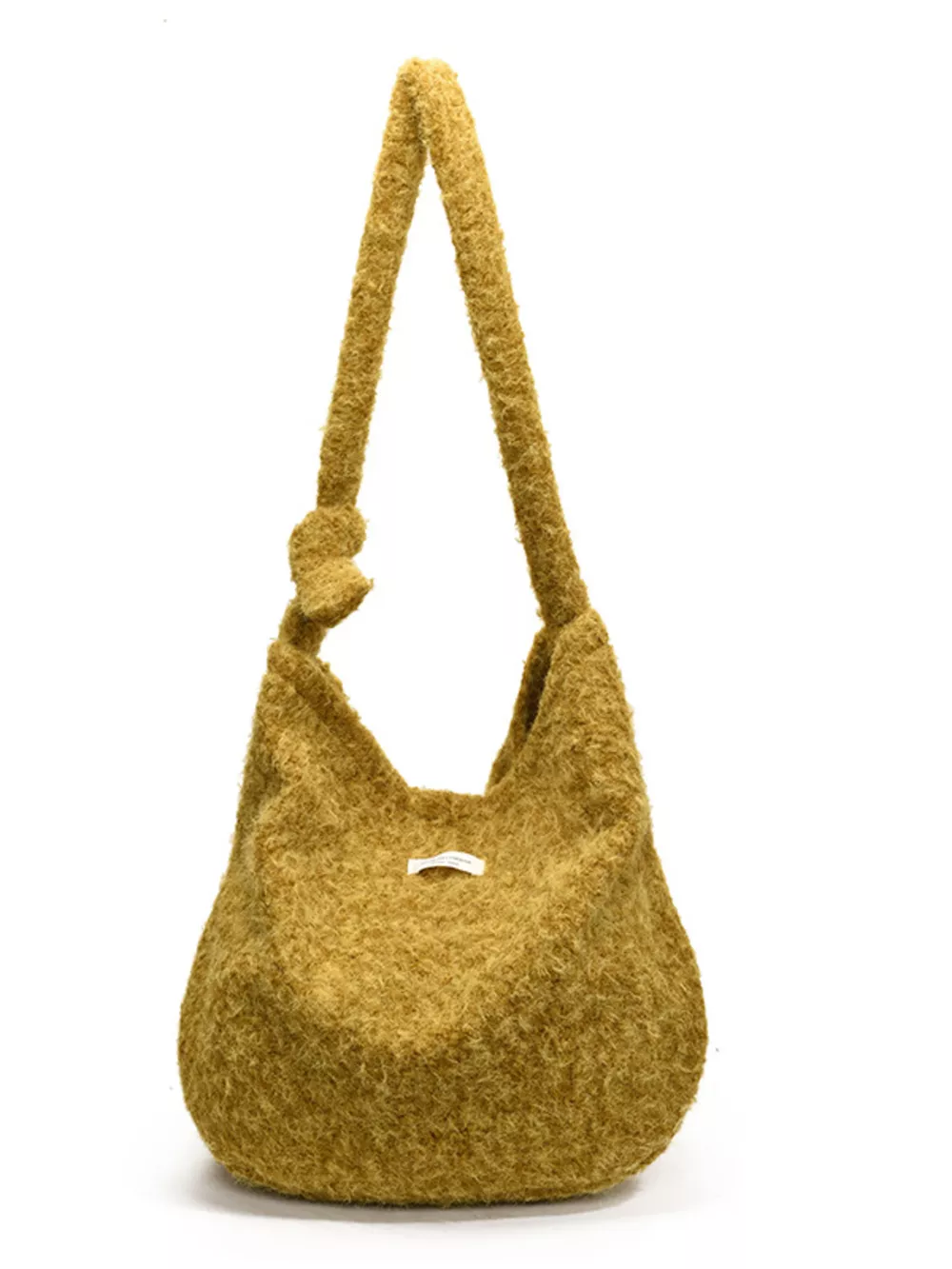 Fuzzy Solid Color Crossbody Bag, image 13