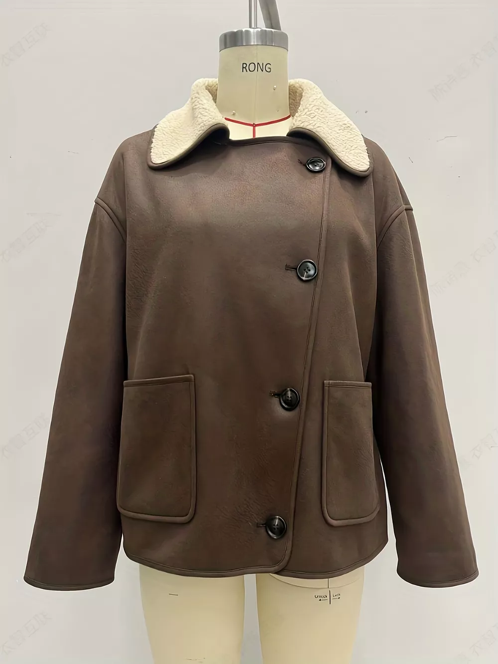Sherpa Lined Button Down Outerwear, image 6