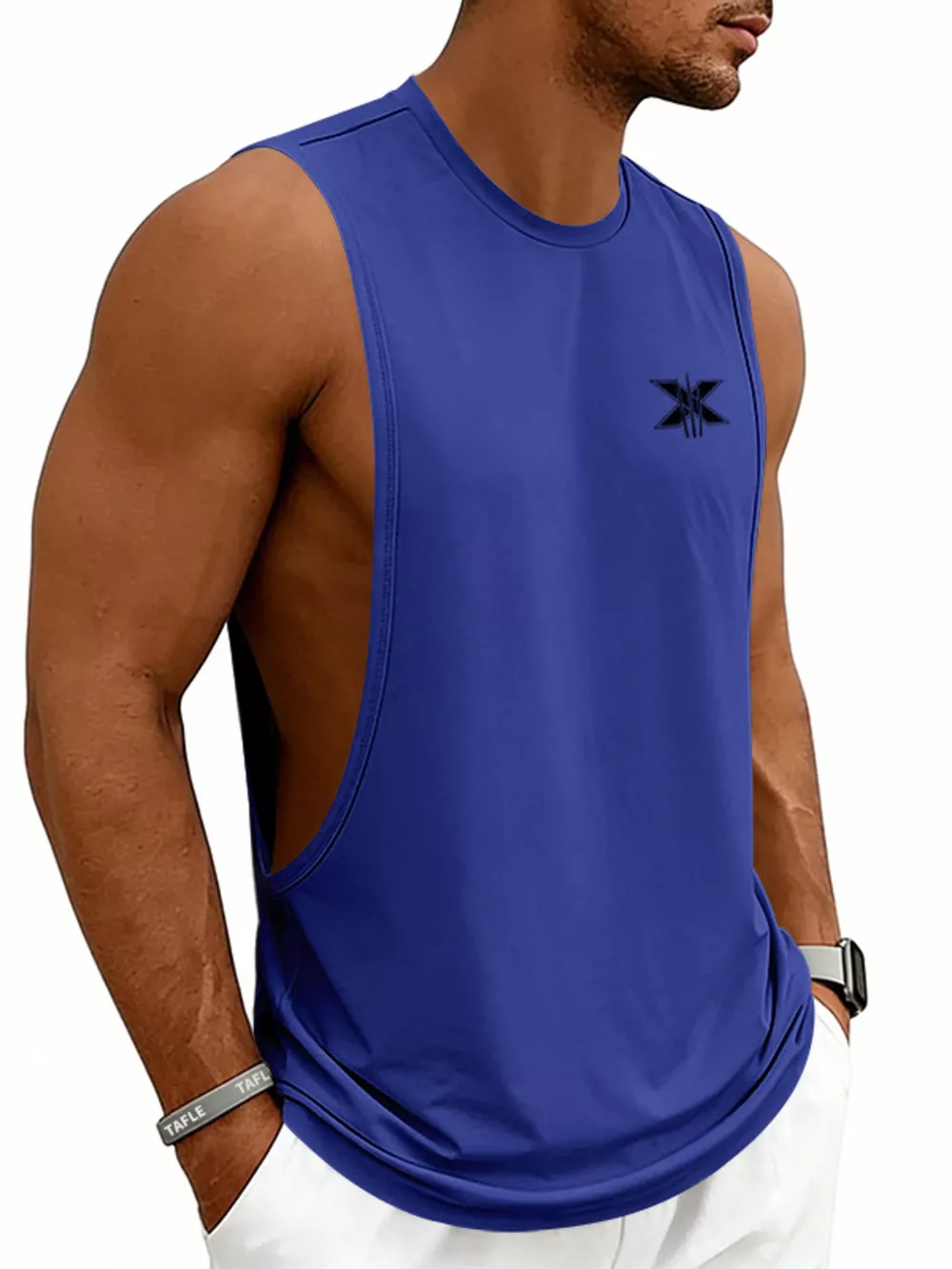 Men's Full Size Round Neck Tank Plus Size, image 2