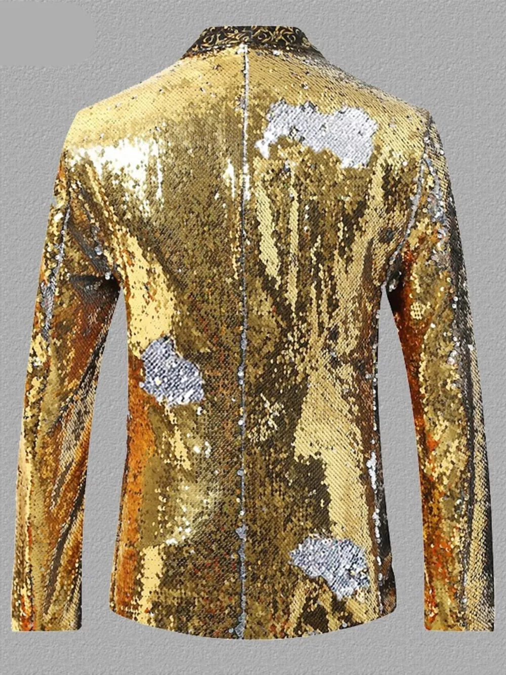 Men's Sequin Long Sleeve Blazer, image 4