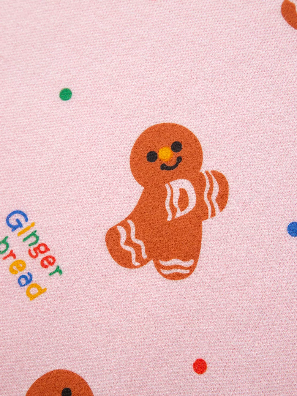 Gingerbread Pattern Long Sleeve Round Neck Sweater, image 8