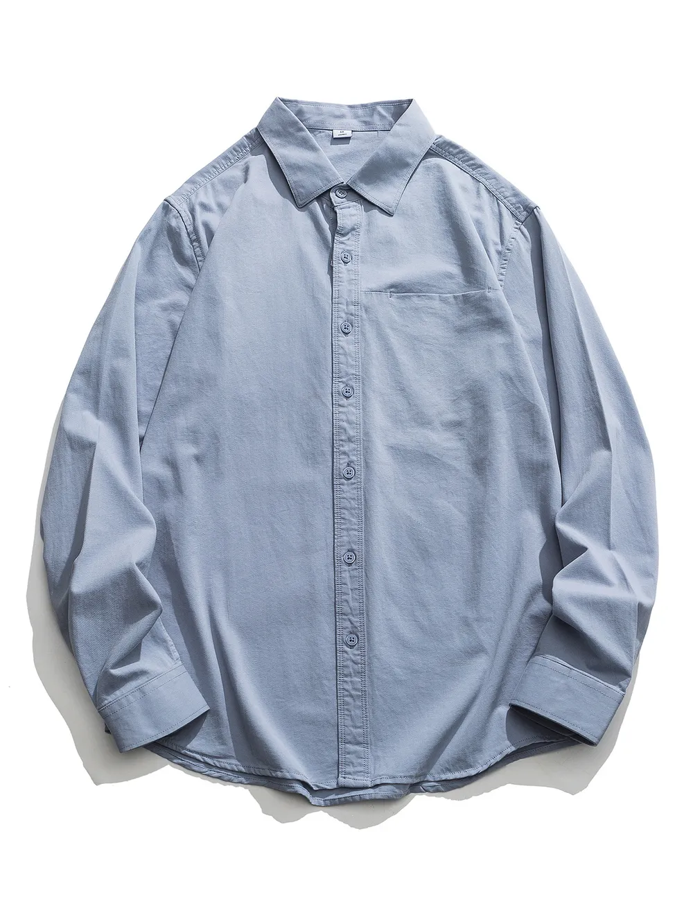 Men's Plus Size Casual Long Sleeve Shirt, image 5