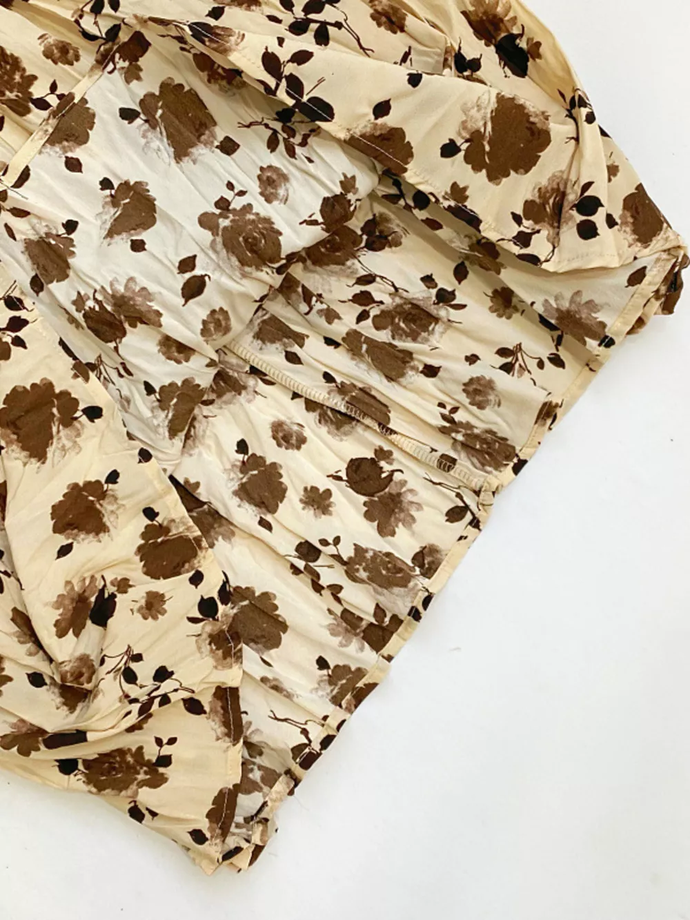 Floral Print Elastic Waist Midi Skirt, image 11