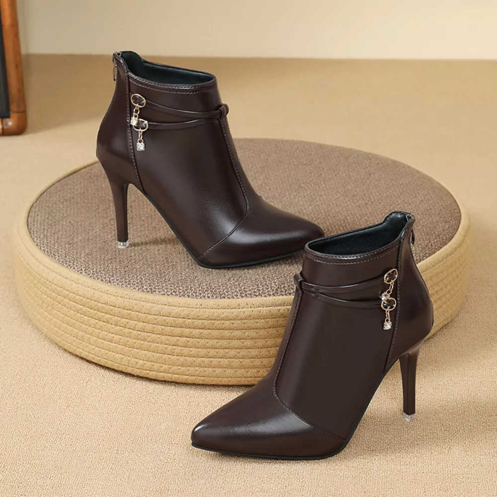 Point Toe Stiletto Boots, image 6