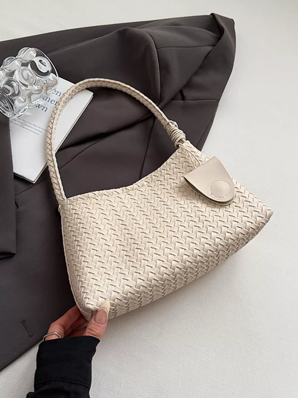 Woven Lightweight Shoulder Bag, image 13