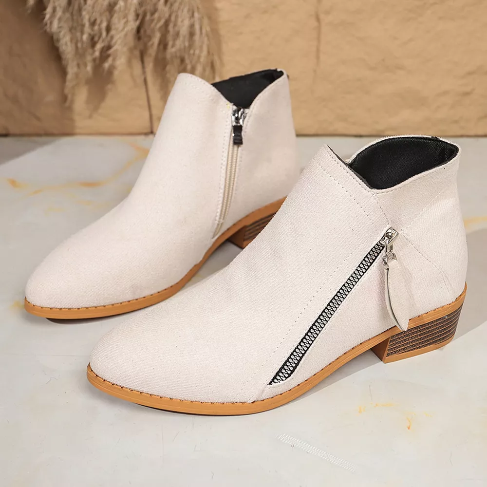 Point Toe Block Heels Boots, image 10