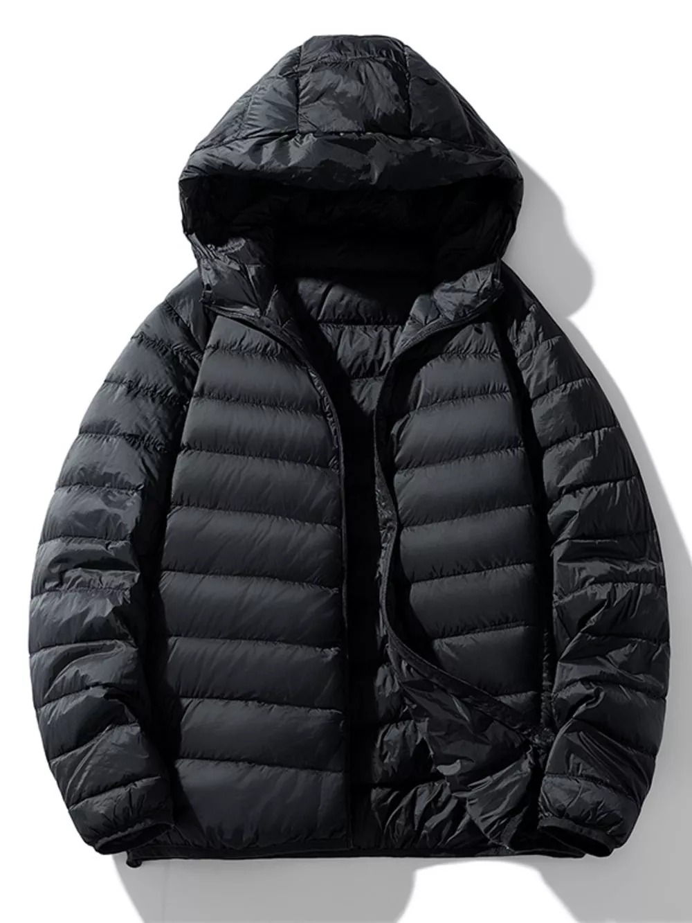 Men's Lightweight Zip Up Hooded Jacket