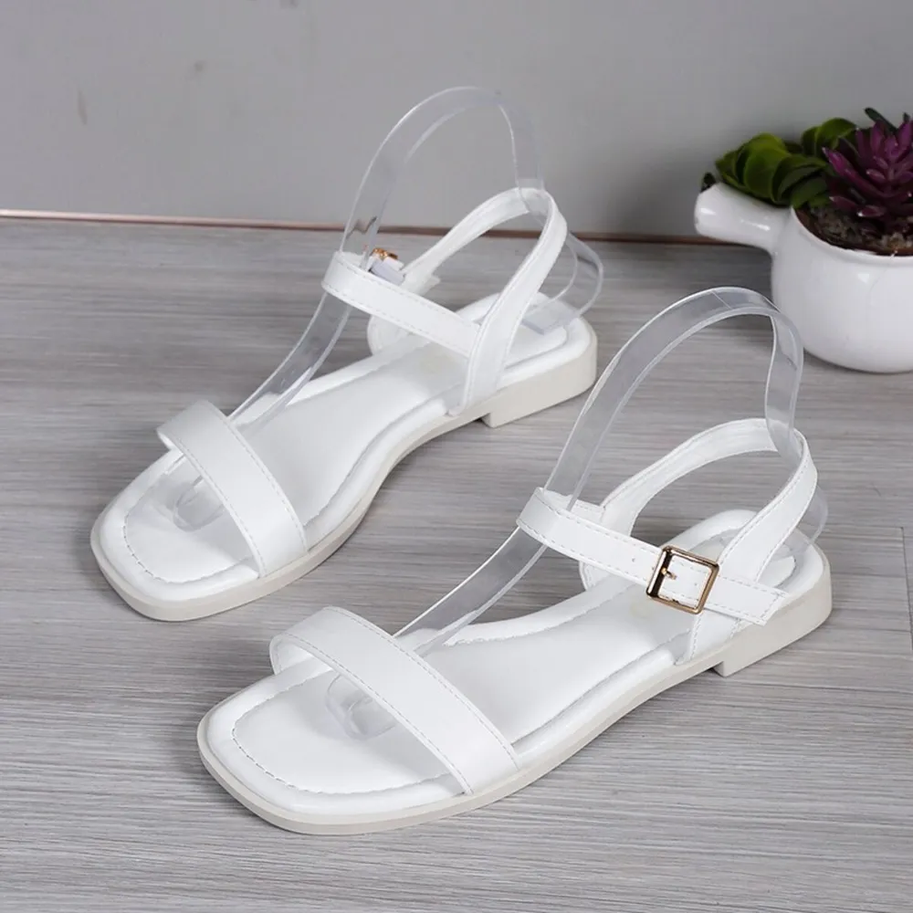 Open Toe Flats Sandals, image 4