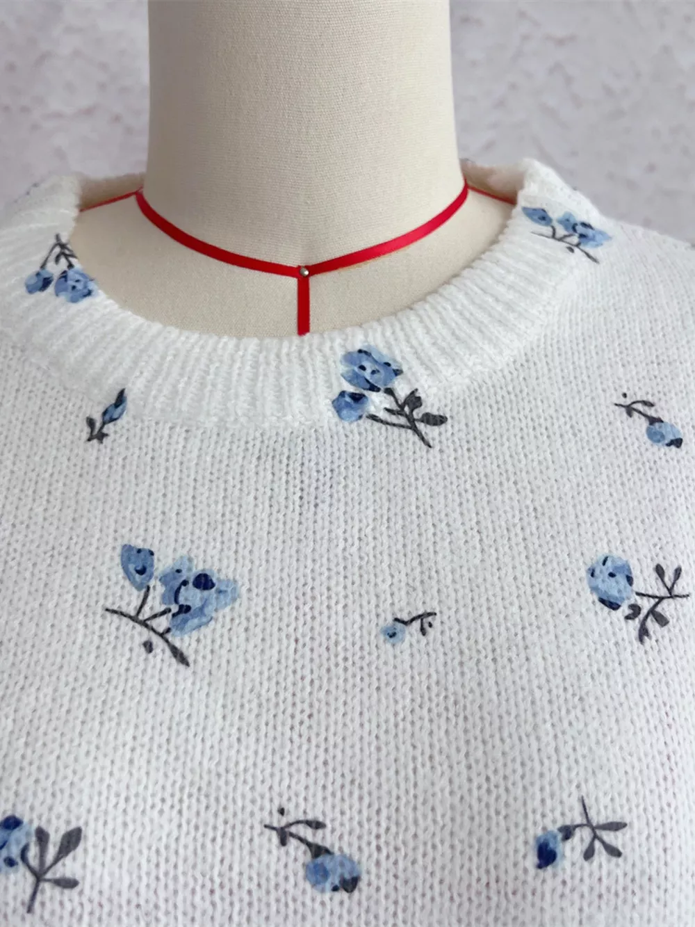 Floral Dropped Shoulder Oversized Sweater, image 11