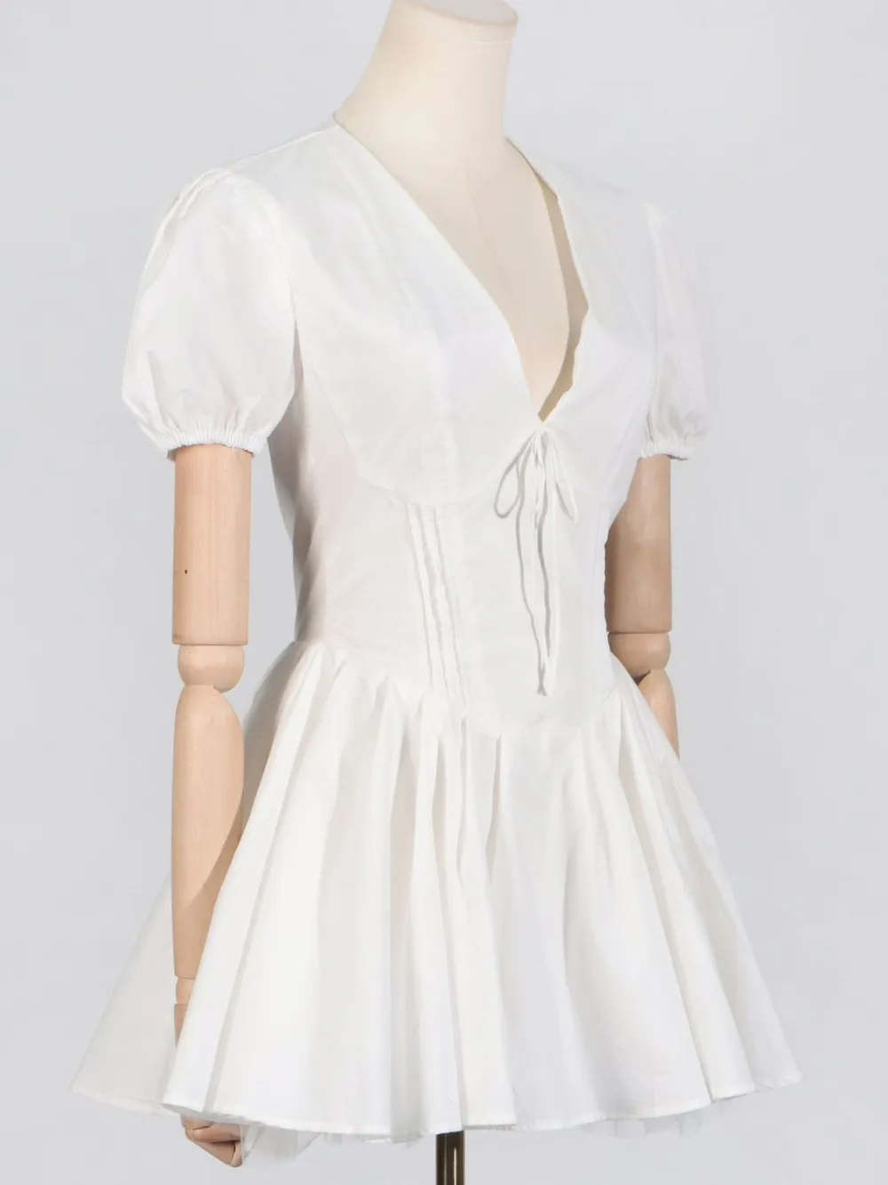 Ruffle Tiered Puff Sleeve Mini Dress, image 4