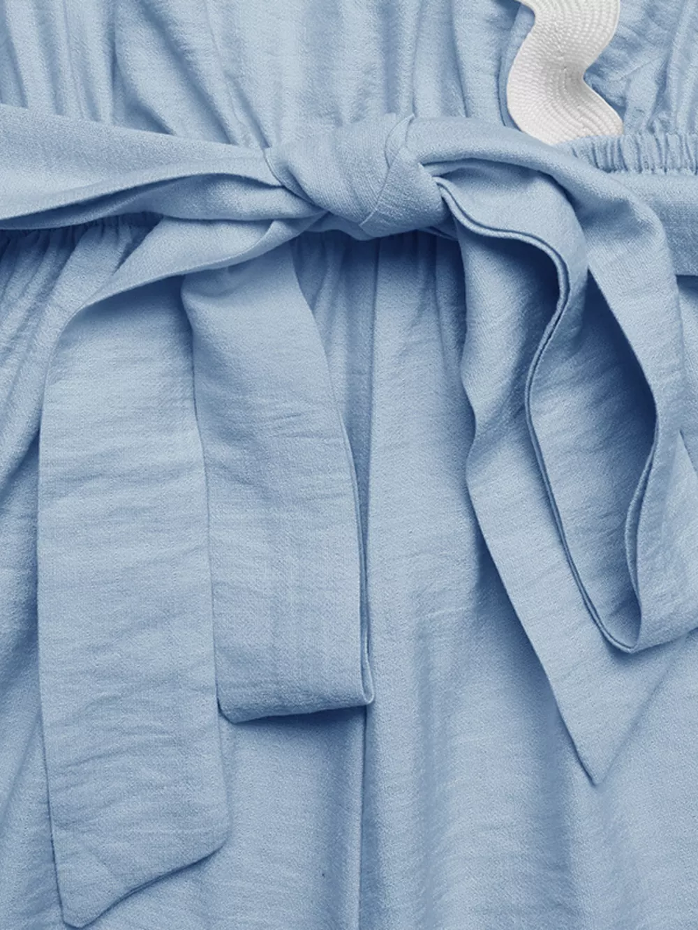 Scalloped Trim Wrap Romper, image 15