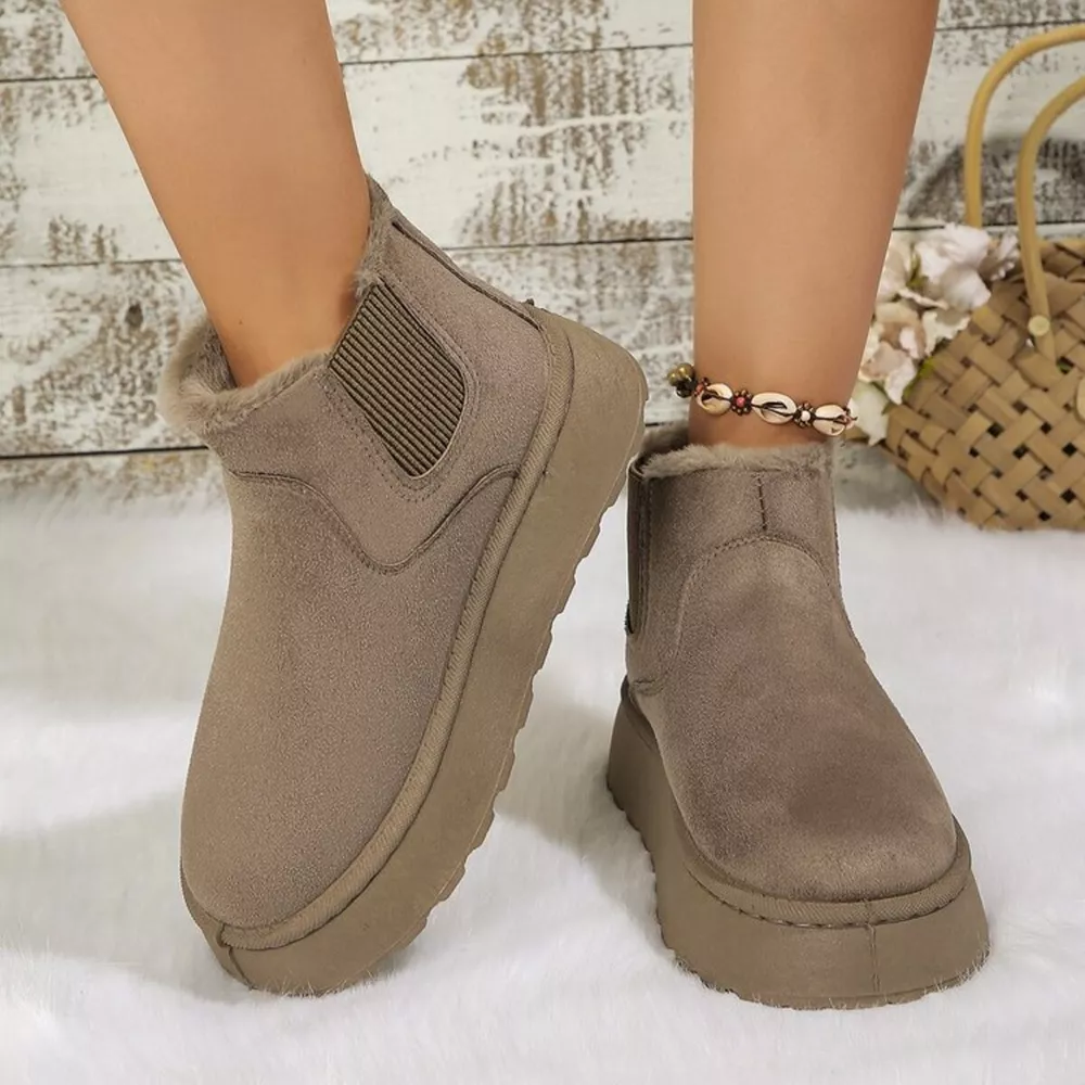 Round Toe Platform Ankle Boots, image 21
