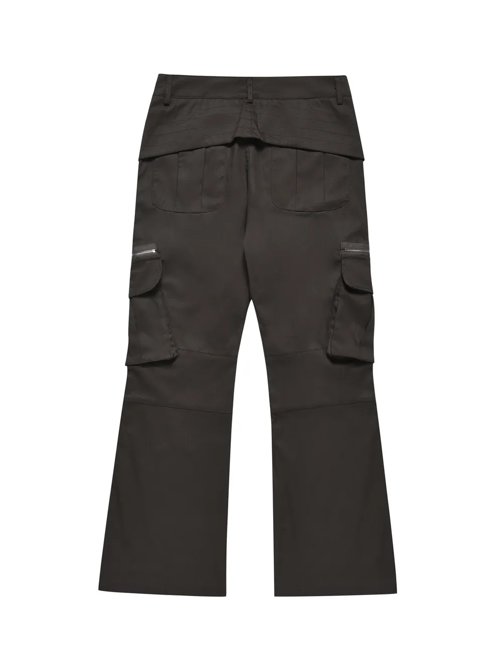 Men's Multi-Pocket Flared Cargo Pants, image 3