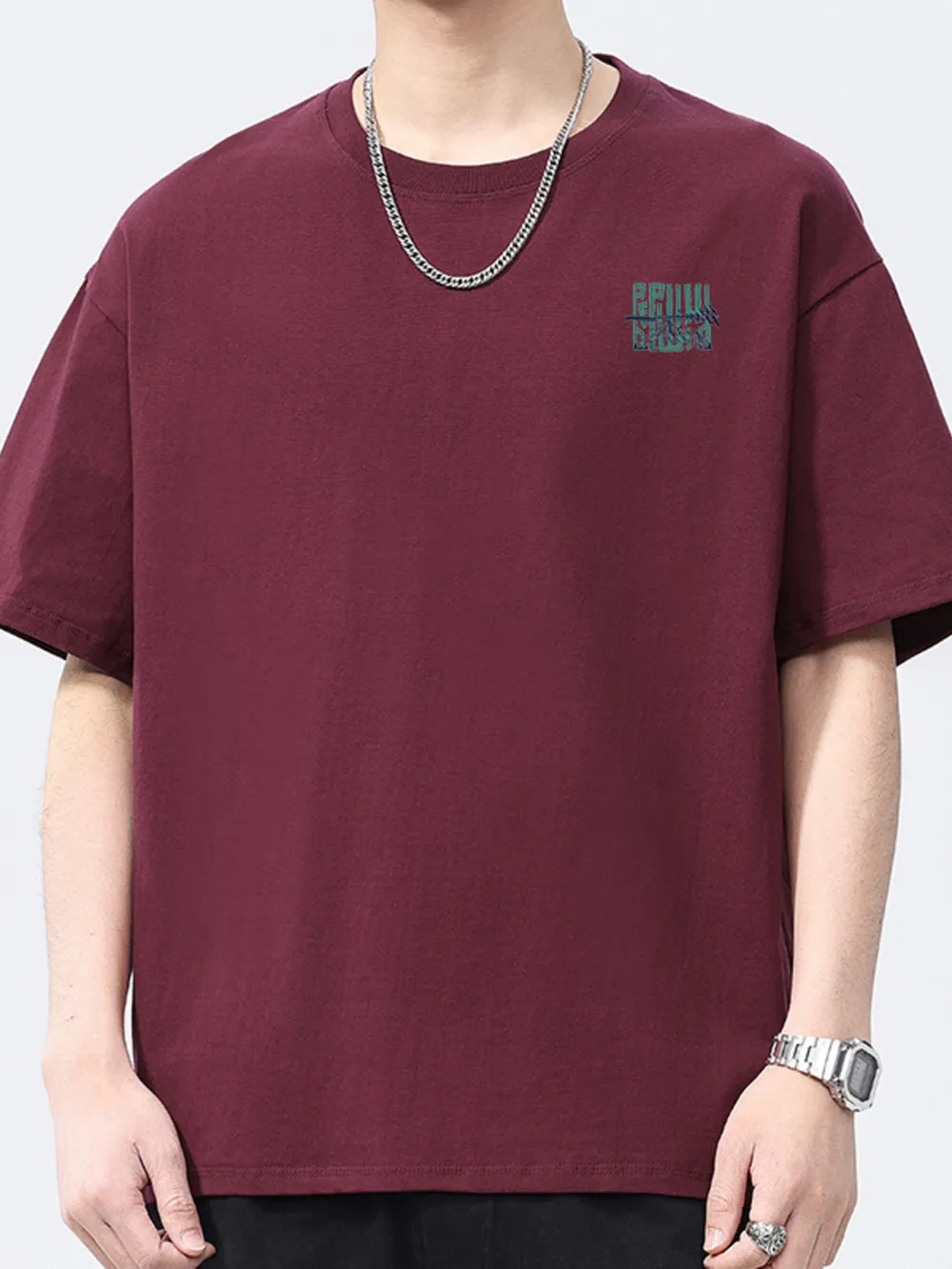 Men's Full Size Oversized Short Sleeve T-Shirt Plus Size, image 6