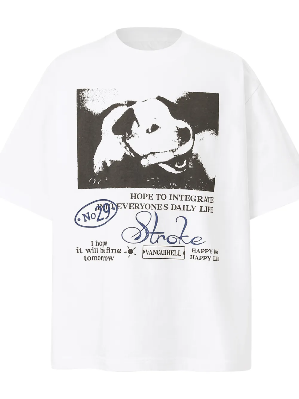 Men's Dog Graphic Short Sleeve T-Shirt, image 3