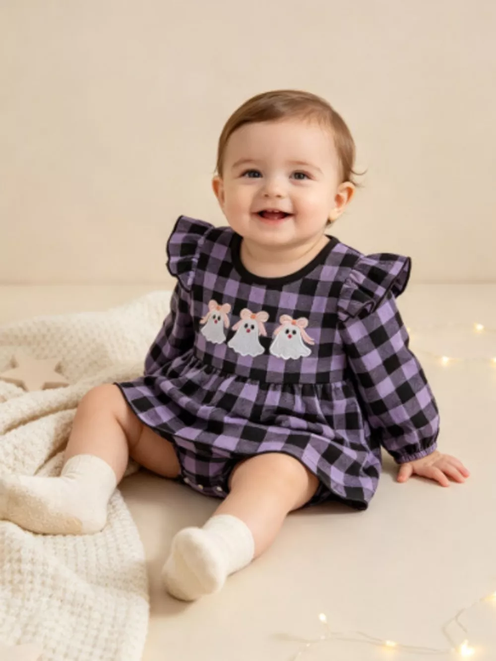 Children's Halloween Long Sleeve Bodysuit Dress, image 5