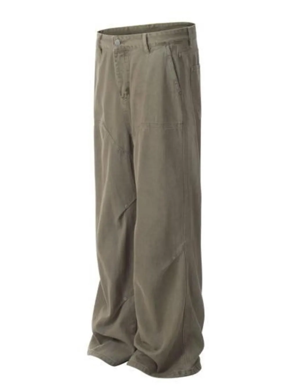 Men's Washed Baggy Jeans, image 5