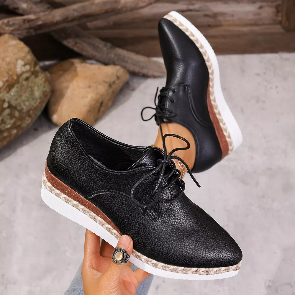 Point Toe Lace Up Sneakers, image 17