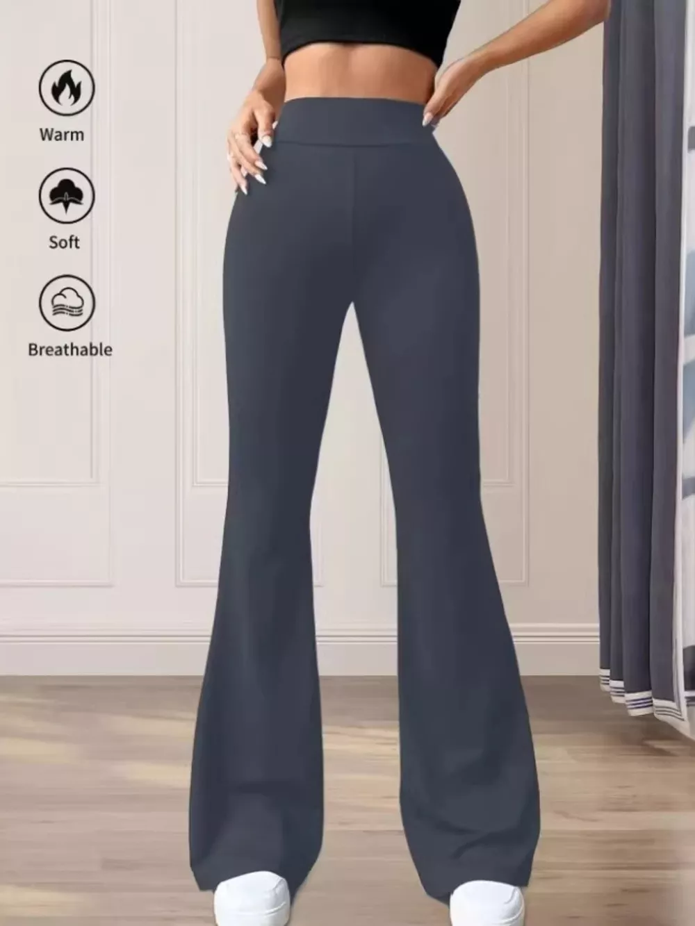High Waist Flare Pants, image 12
