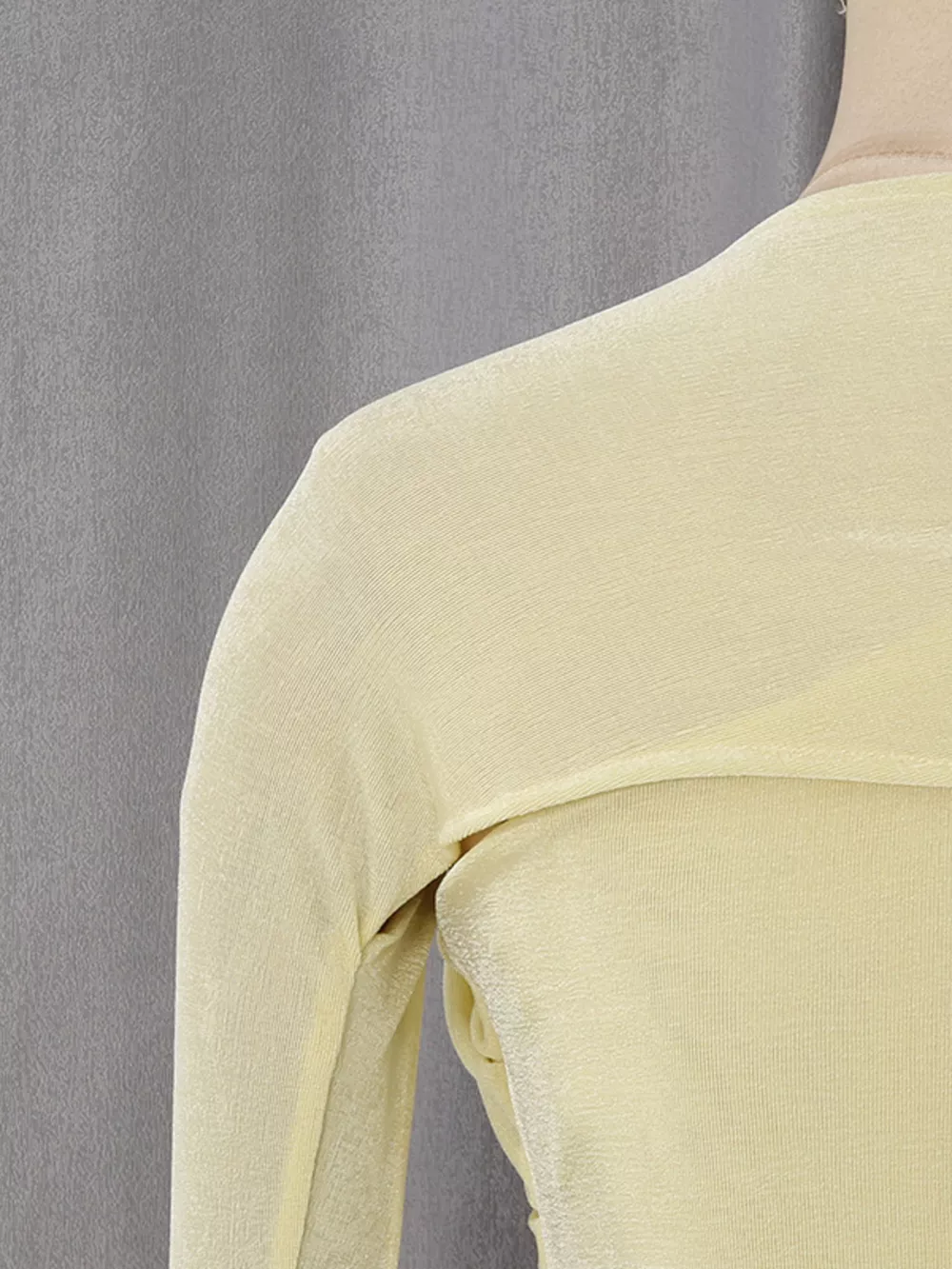 One-Shoulder Draped Maxi Dress, image 10