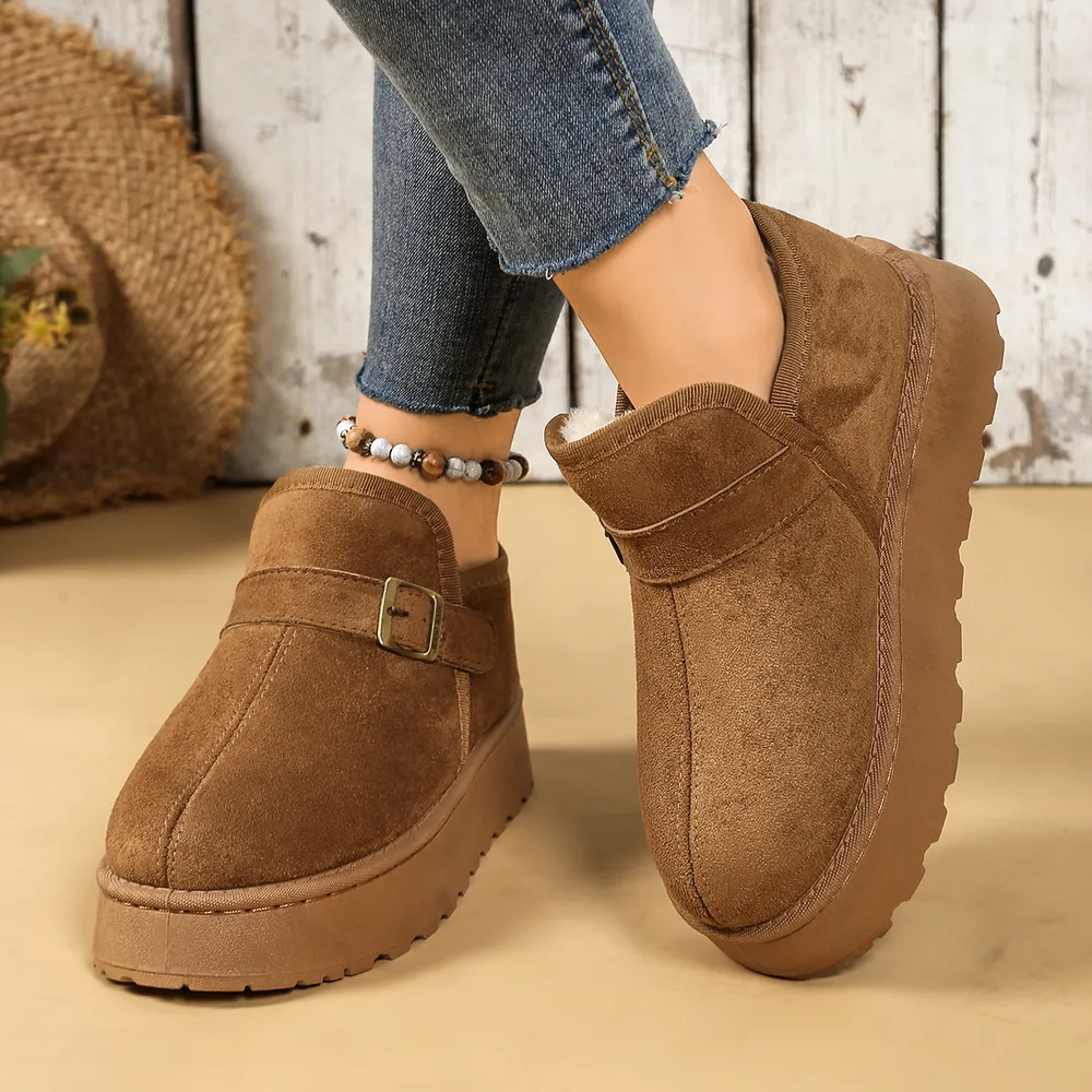 Round Toe Platform Boots, image 5