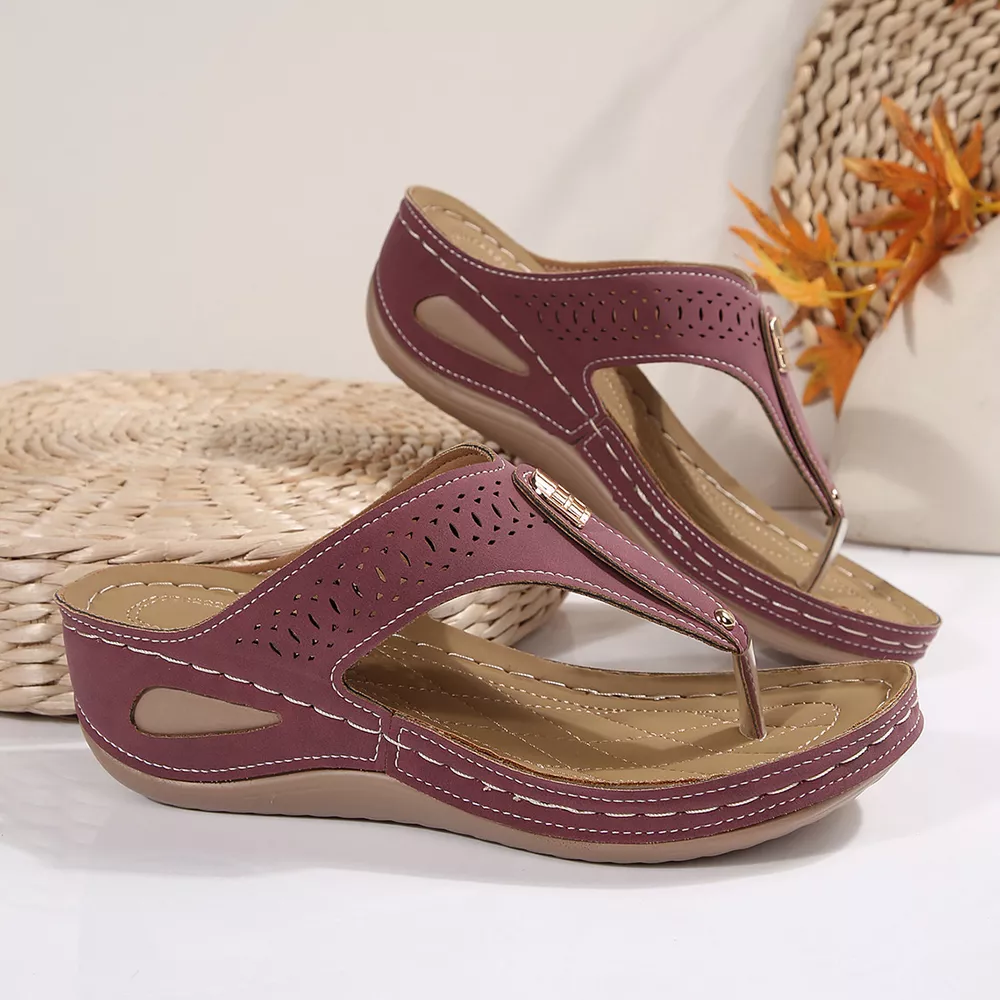 Toe Post Wedge Sandals, image 27