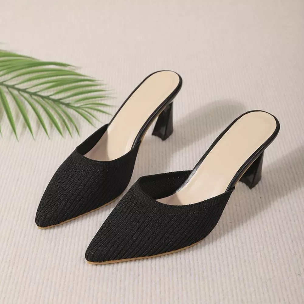 Point Toe Flare Heels Sandals, image 15