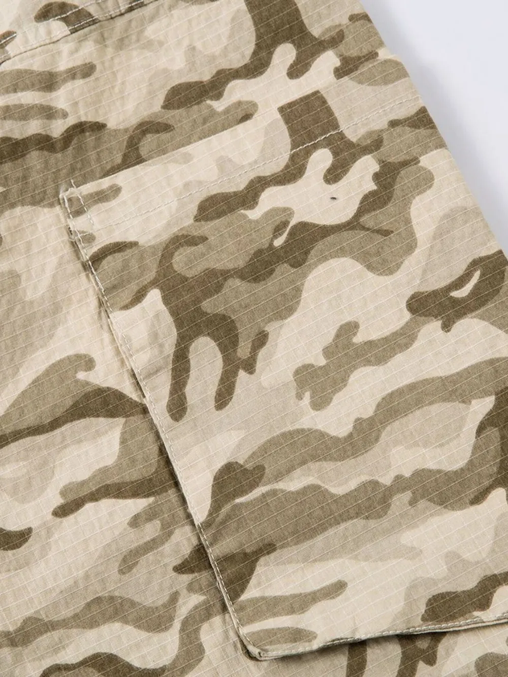 Men's Wide Leg Camo Print Cargo Pants, image 10