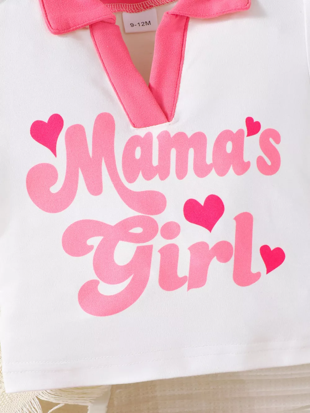 Children's Mama's Girl Short Sleeve Top and Ruffle Skirt Set, image 3