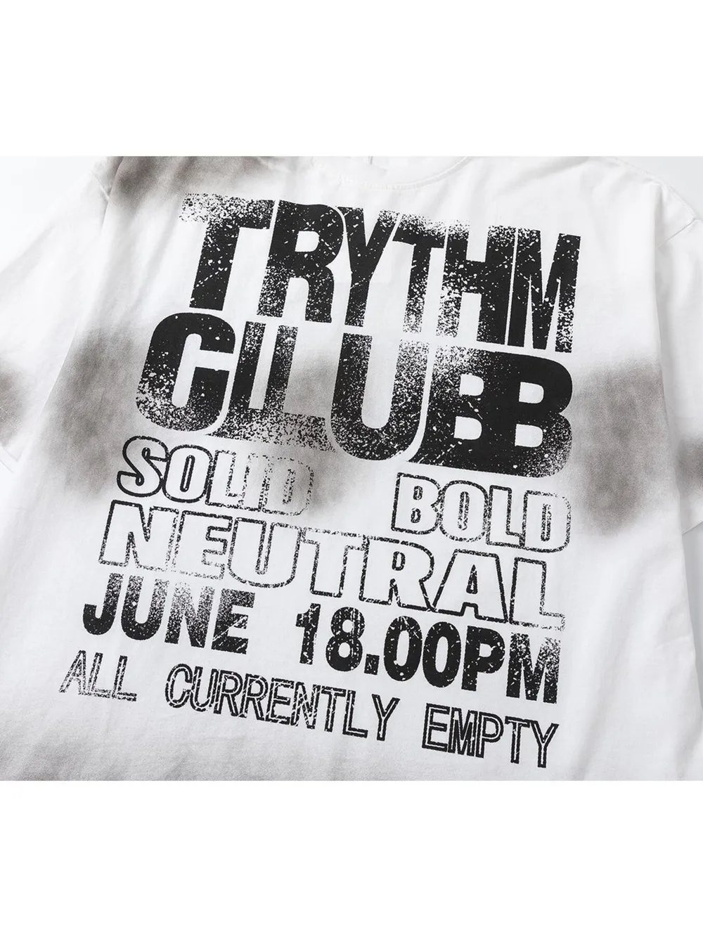 Men's Letter Graphic Round Neck Oversized T-Shirt, image 5