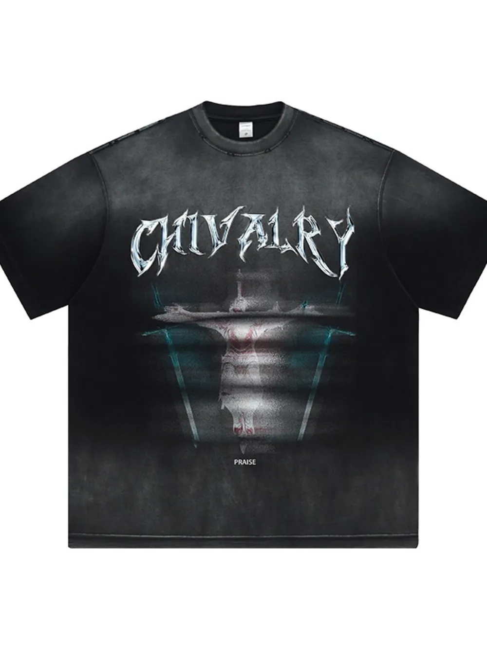 Men's Graphic Round Neck Short Sleeve T-Shirt