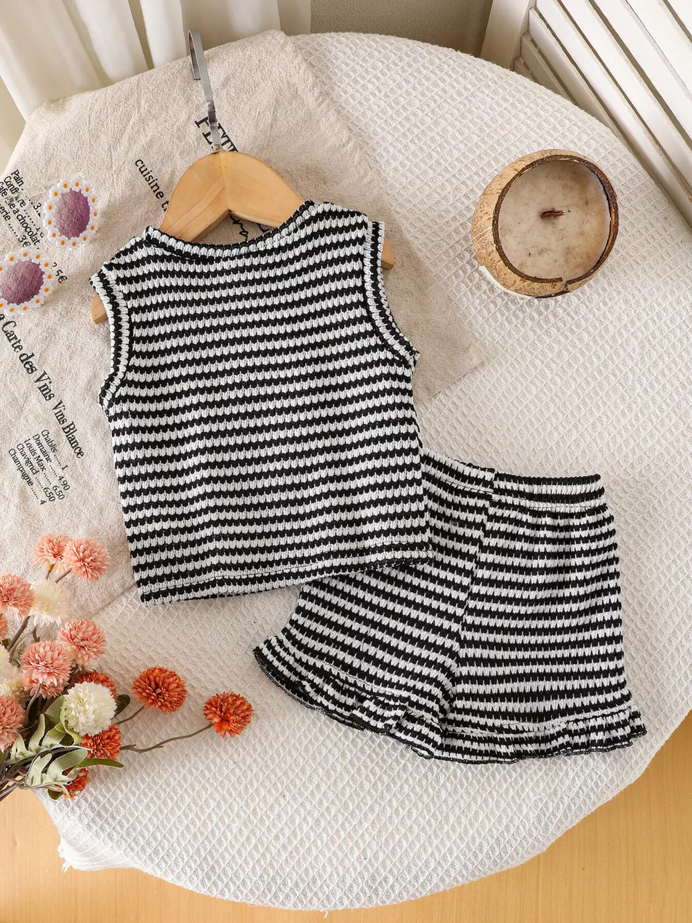 Children's Striped Tank and Shorts Set, image 6