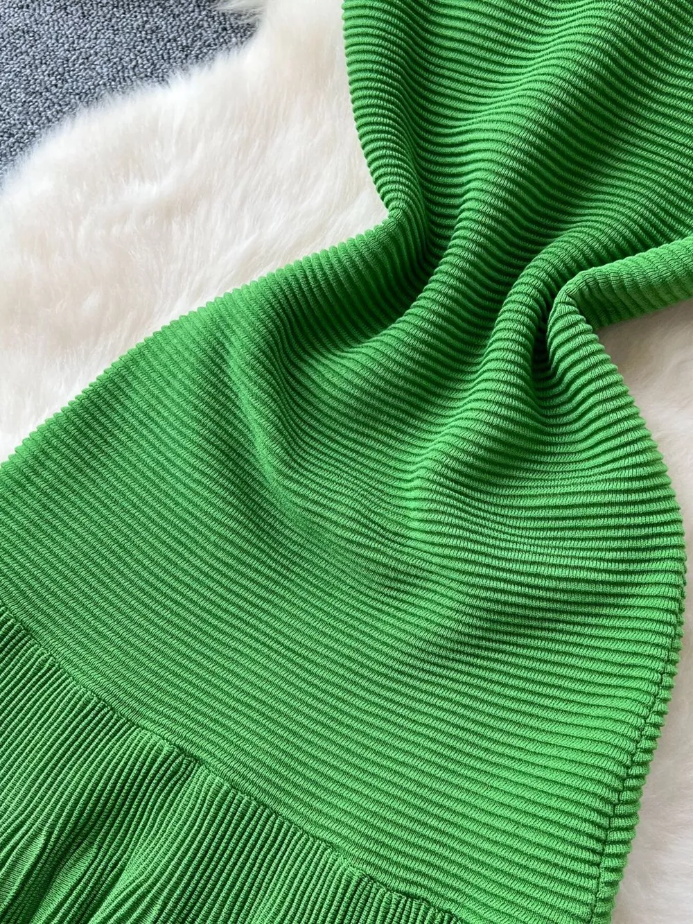 Sleeveless Textured Knit Dress, image 2