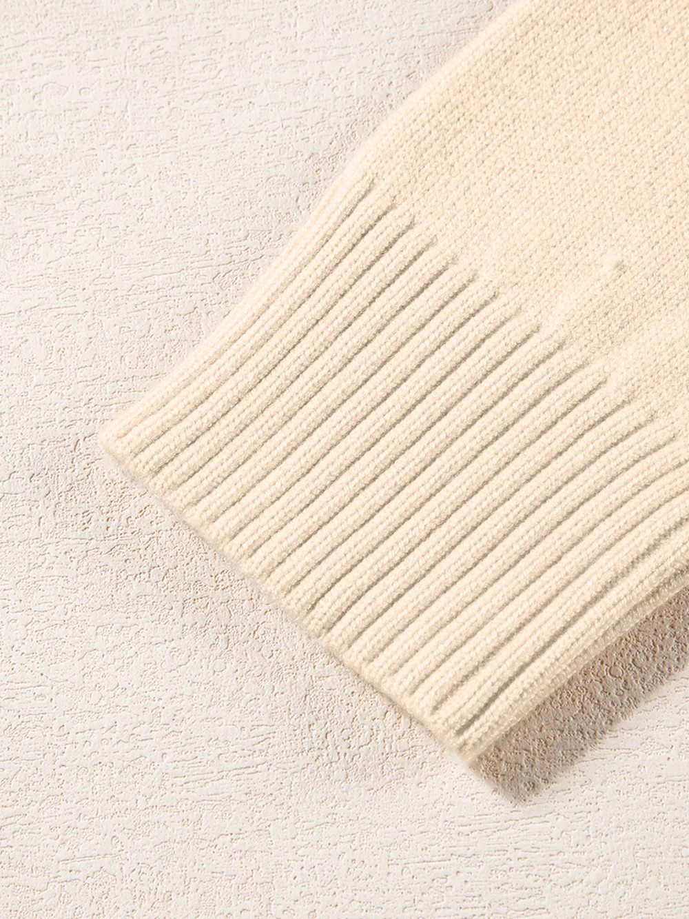 Front Center Seam Drop Shoulder Solid Sweater, image 13