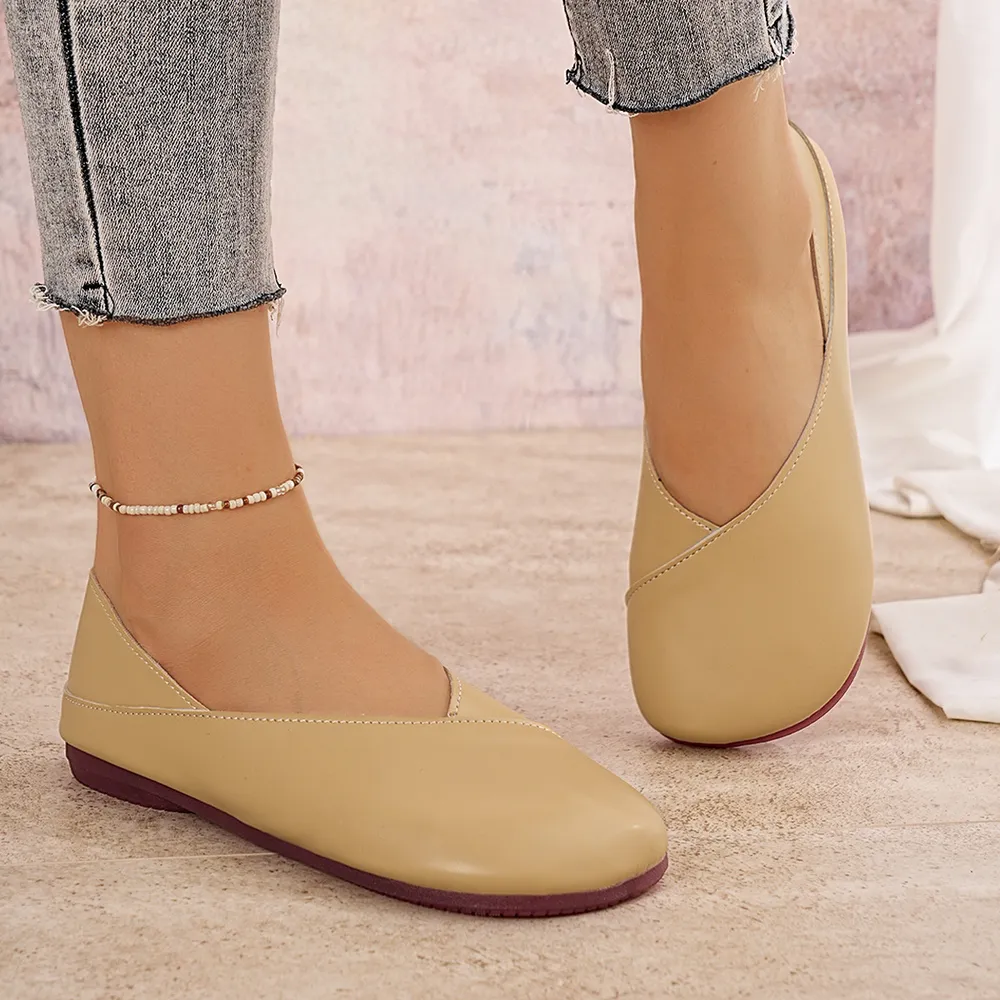 Round Toe Flats Slip-Ons, image 16