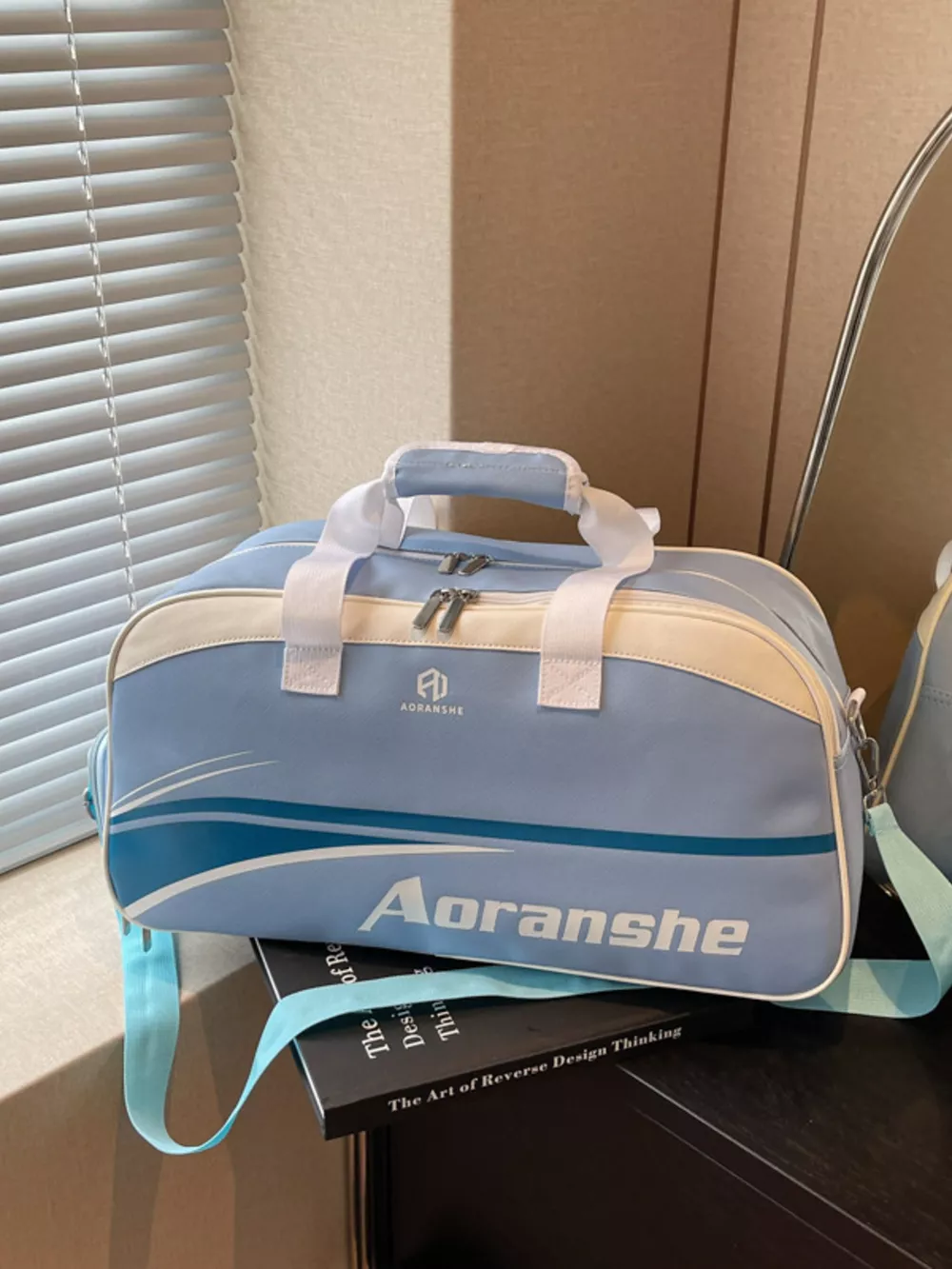 Contrast Sports Duffel Bag, image 6