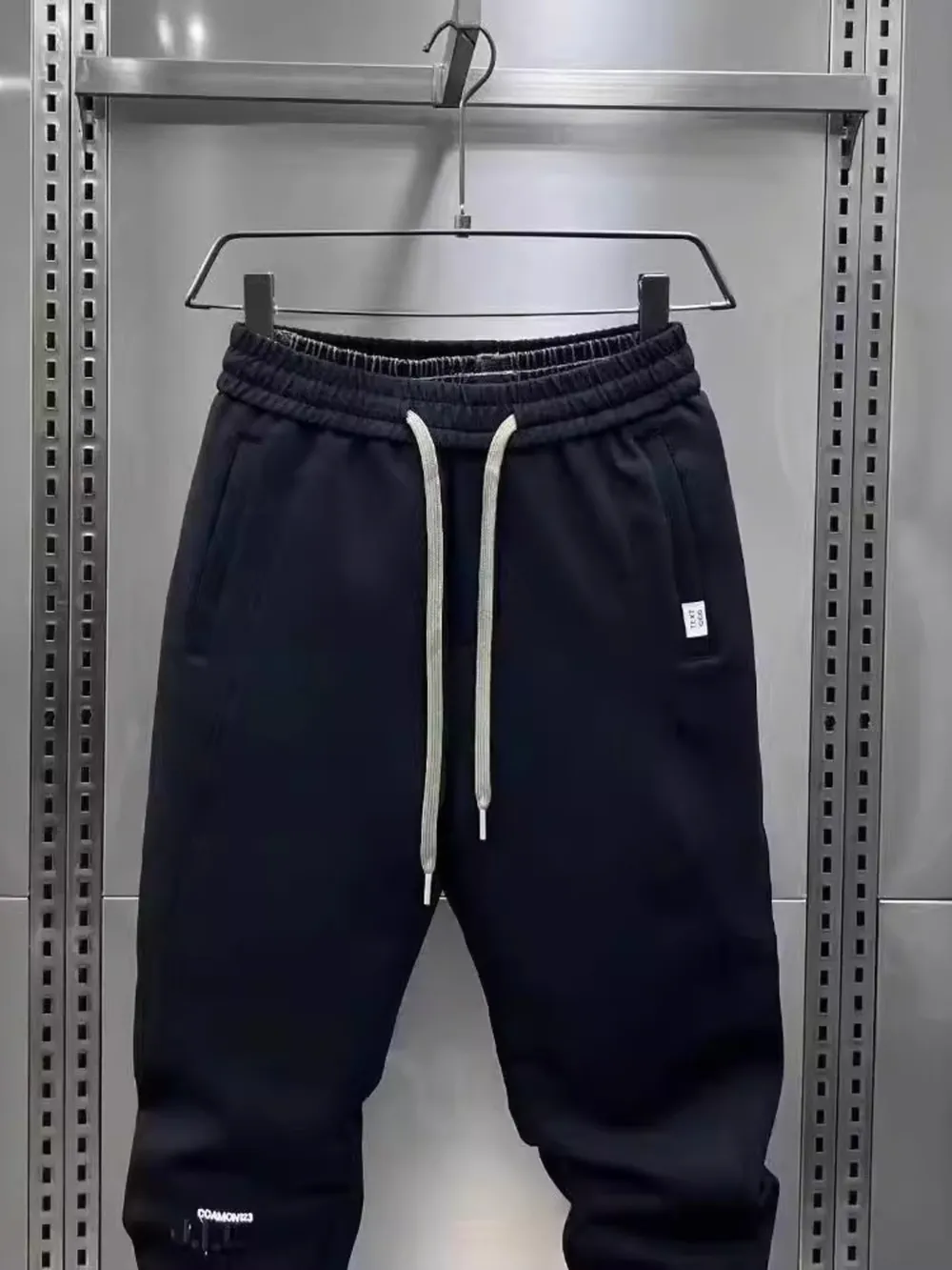 Men's Plus Size Drawstring Joggers with Pockets, image 5
