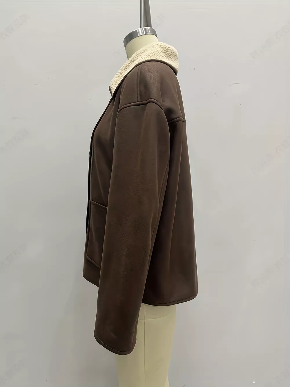 Sherpa Lined Button Down Outerwear, image 7