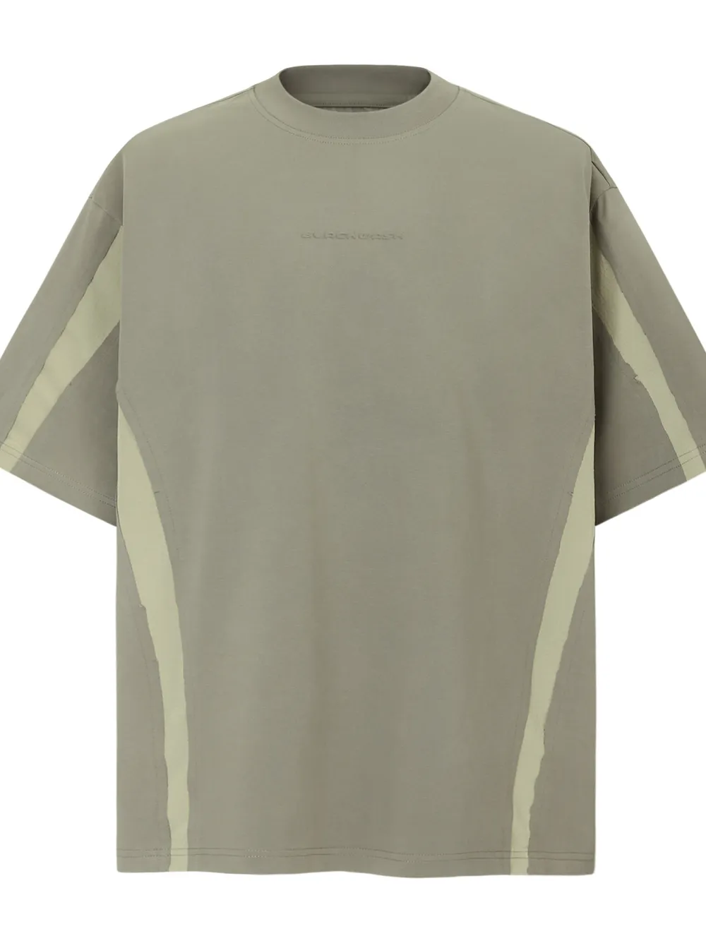 Men's Contrast Round Neck Short Sleeve T-Shirt