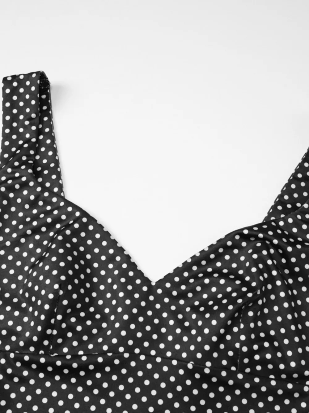 Polka Dot Print Crop Top and Skirt Set, image 11