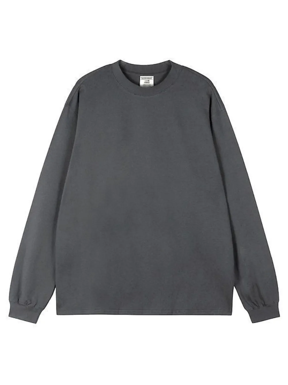 Men's Plus Size Round Neck Long Sleeve T-Shirt, image 3