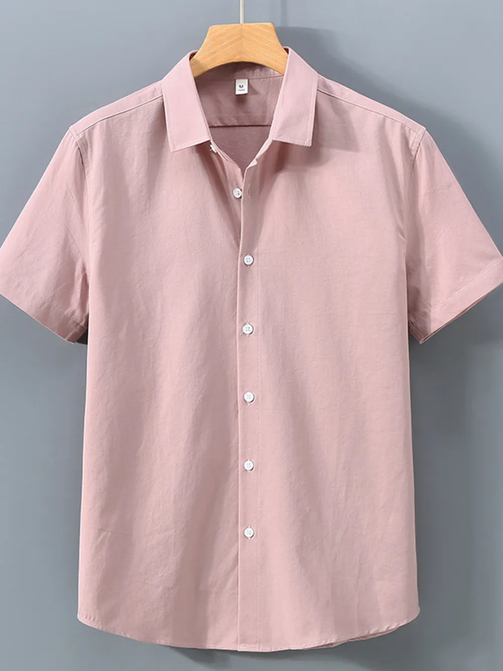 Men's Plus Size Short Sleeve Casual Shirt, image 4