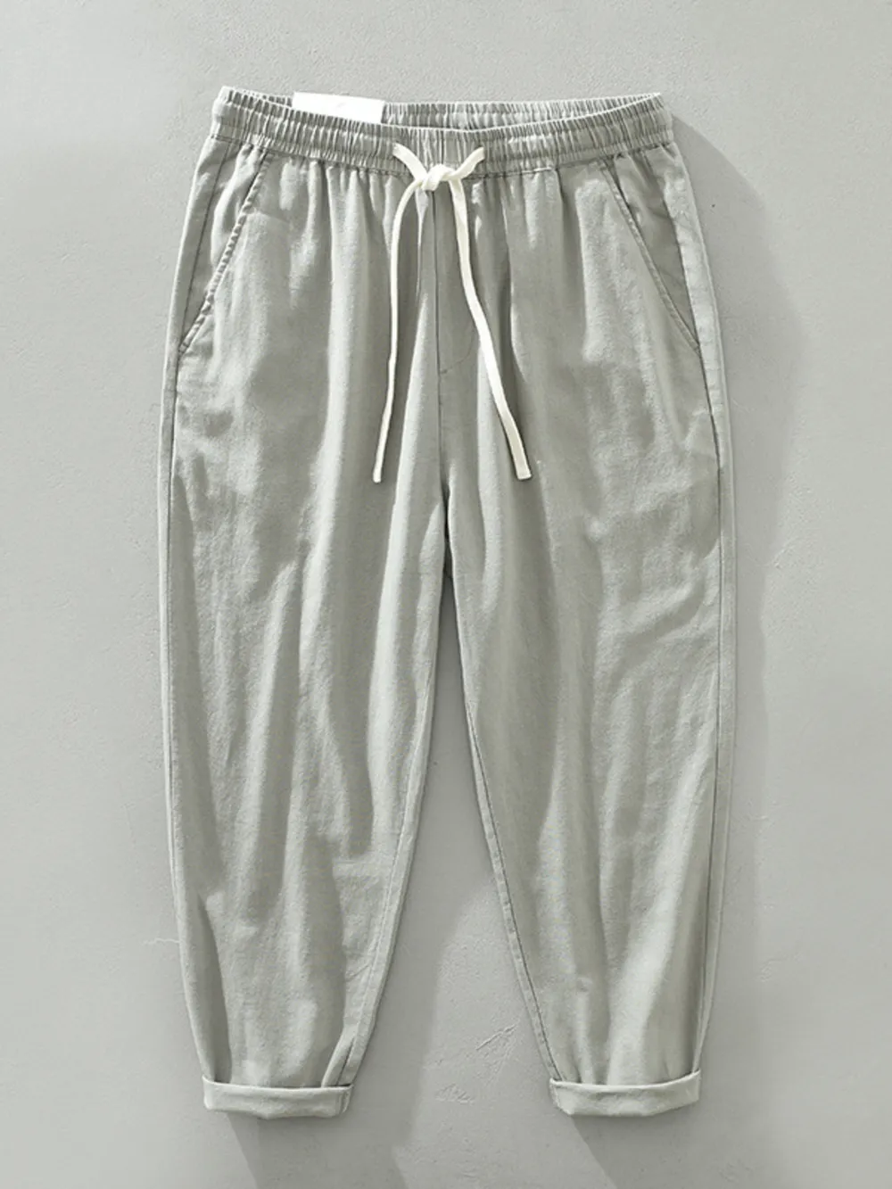 Men's Full Size Drawstring Loose Fit Joggers Plus Size, image 2