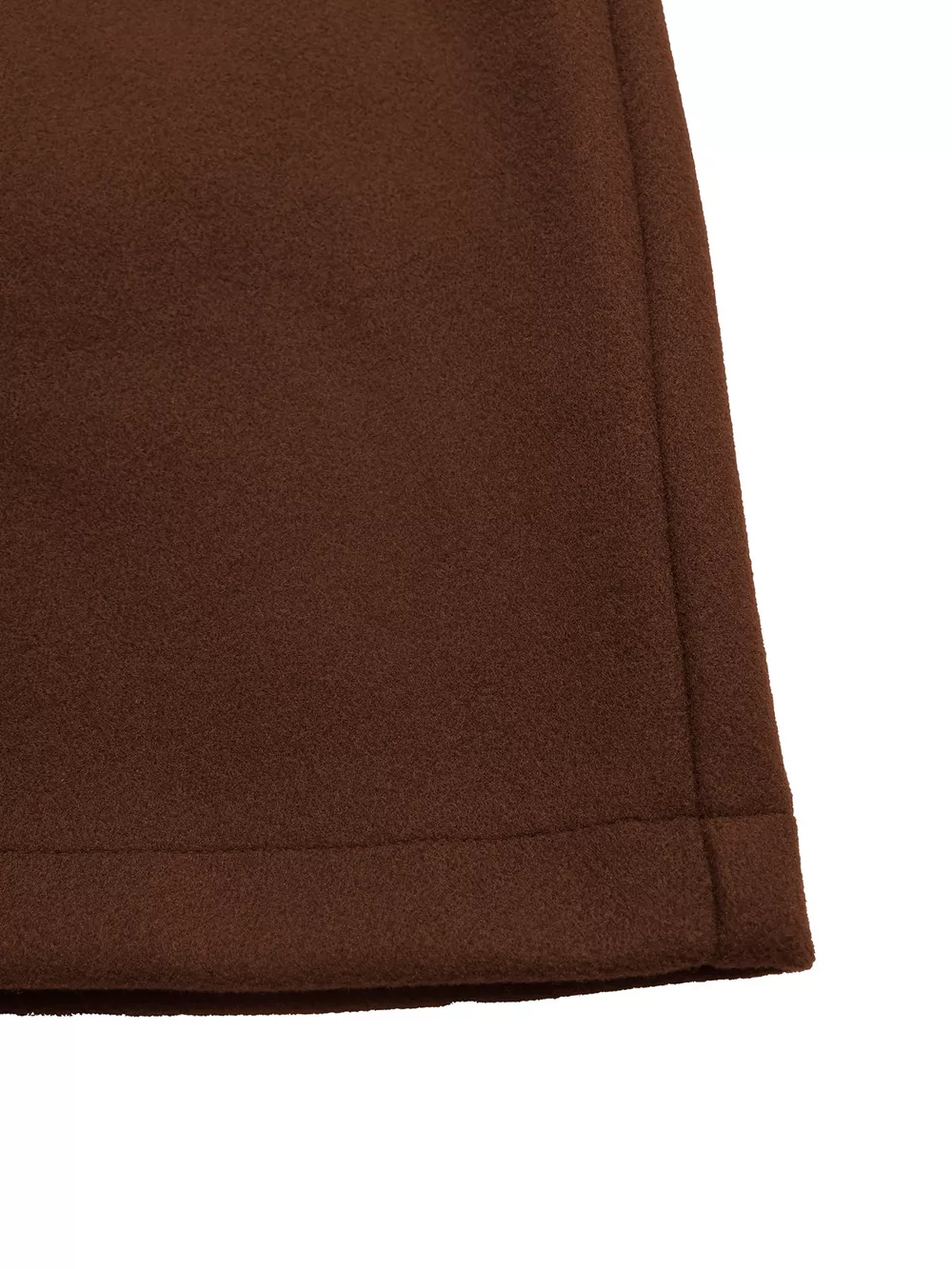 Lapel Collar Belted Wool Blend Coat, image 8